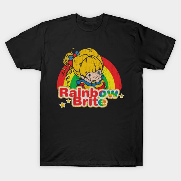 Rainbow Brite Happy Christmas T-Shirt by Ilustra Zee Art